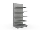 METAL WALL SHELVING - HEIGHT 1900 MM - 4 SHELFVES