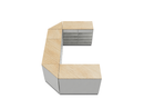Flexi Counter Oak U-Shape