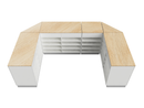 Flexi Counter Oak U-Shape