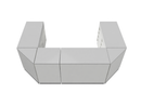 Flexi Counter Grey U-Shape