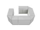 Flexi Counter  Grey Circle Shape